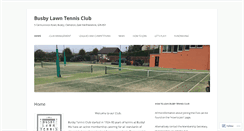 Desktop Screenshot of busbytennisclub.com